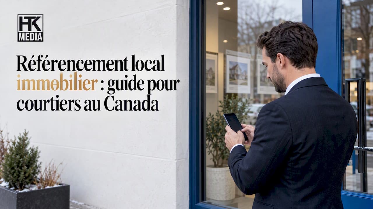 Référencement local immobilier : guide pour courtiers au Canada